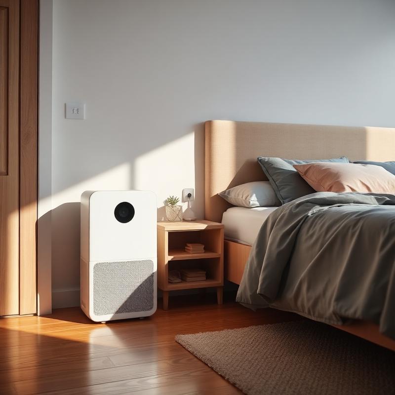 Kundenfoto von Marc, Luzern: Luftreiniger im Schlafzimmer, seither viel besserer Schlaf.